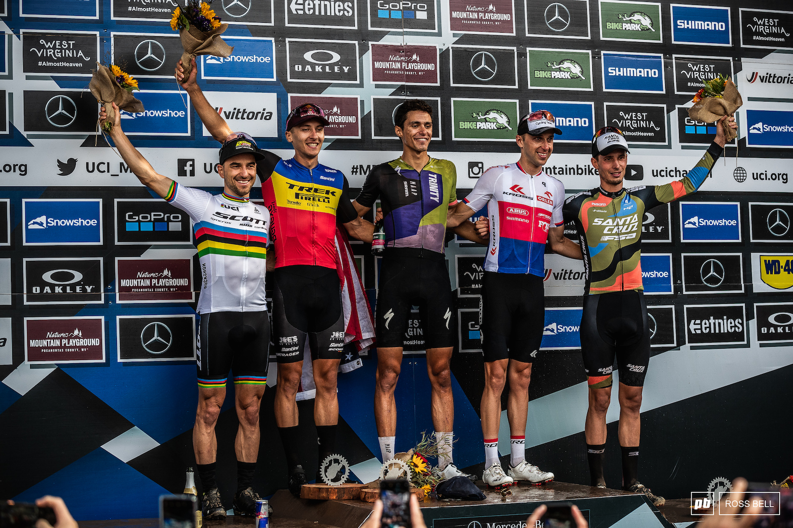 Christopher Blevins does the business on home soil. Vlad Dascalu Ondrej Cink Nino Schurter and Luca Braidot rounded out the podium.