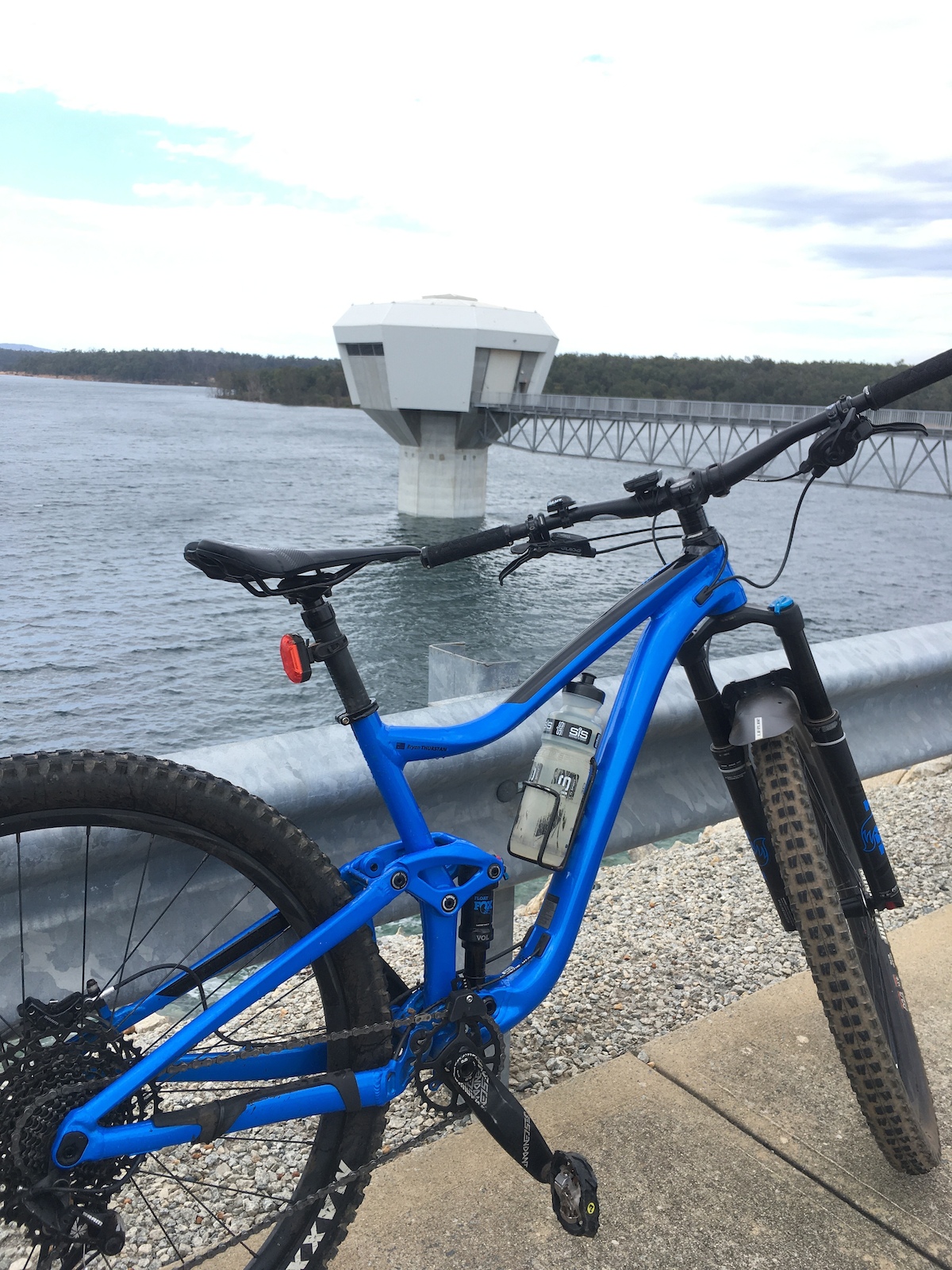 North Dandalup Dam and the stunning view from the nearby Munda Biddi campsite