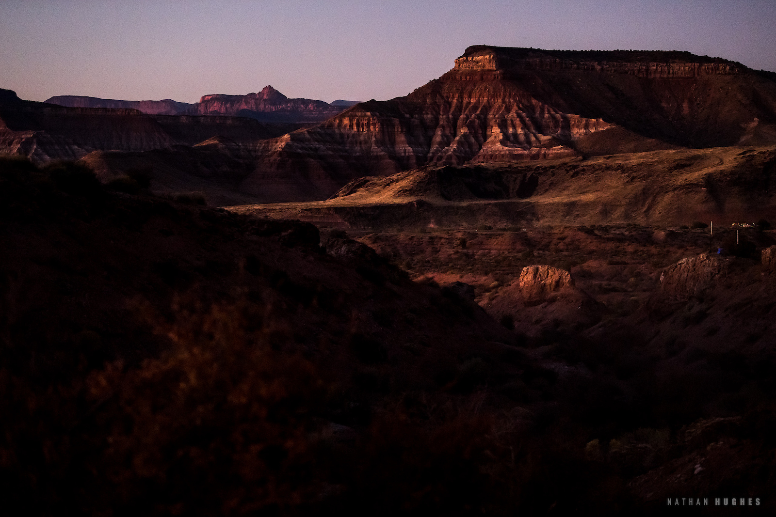 Goodnight from the desert.