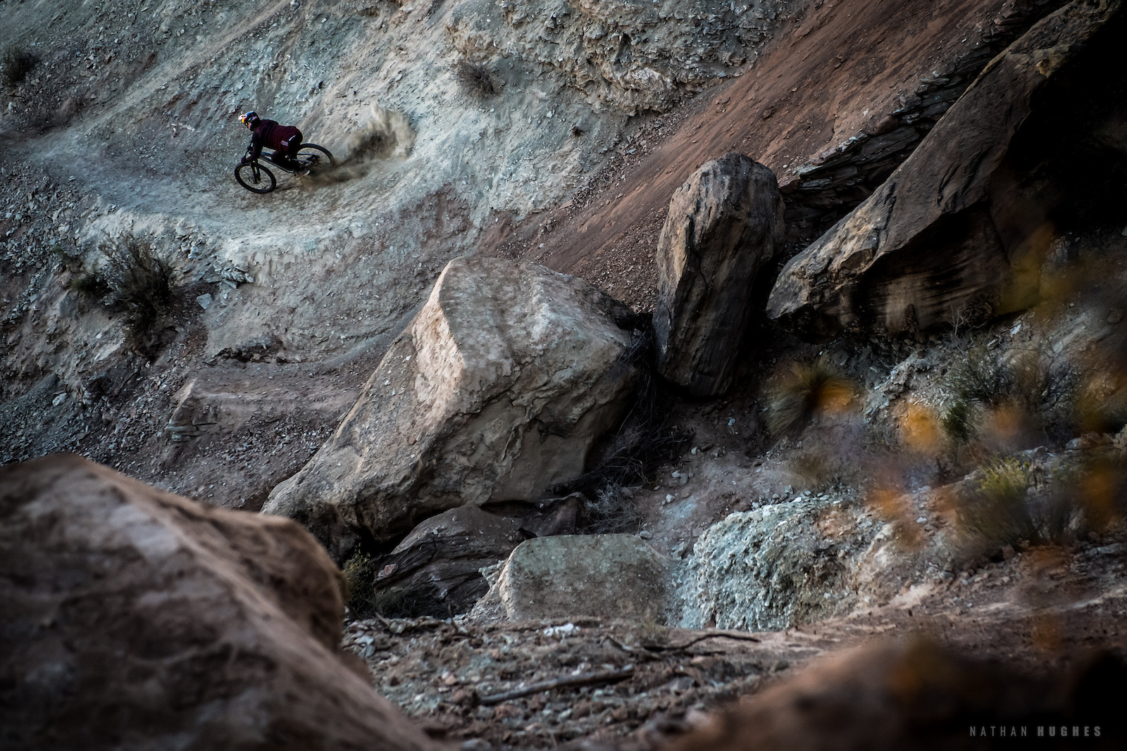 B-Sem slaying his rock tapper and roosting into the next section.