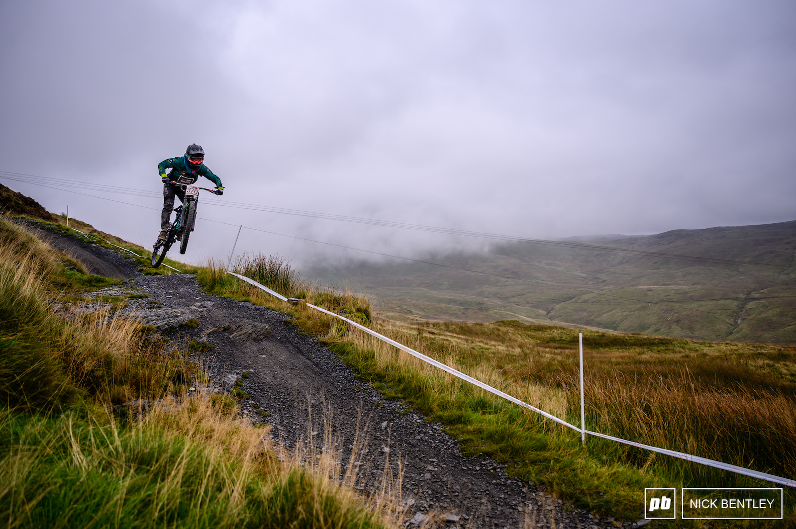 Plenty of riders choosing to press send on the various drops littering the Antur Stiniog track