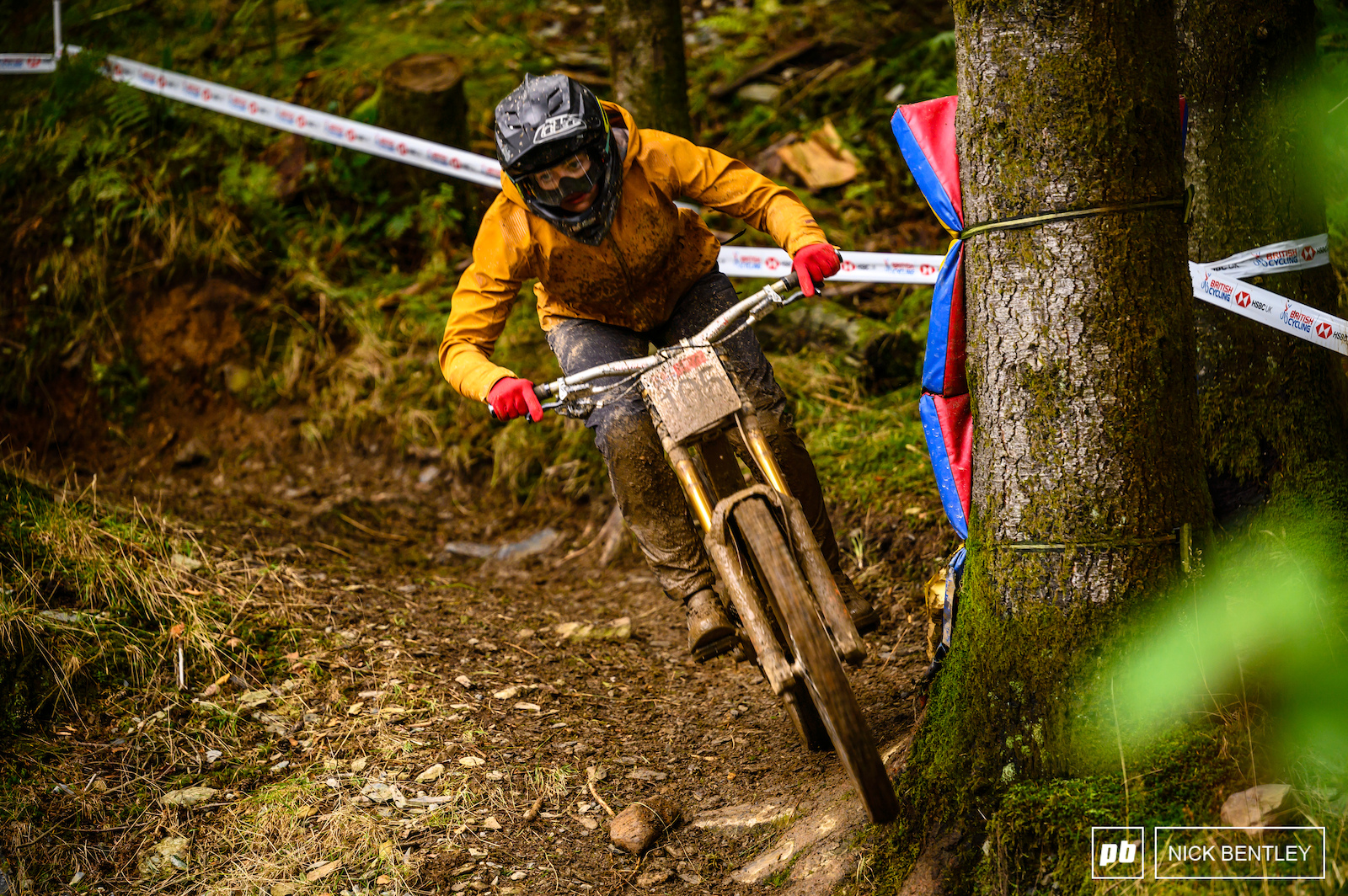 Alison Tutt having fun in the mud