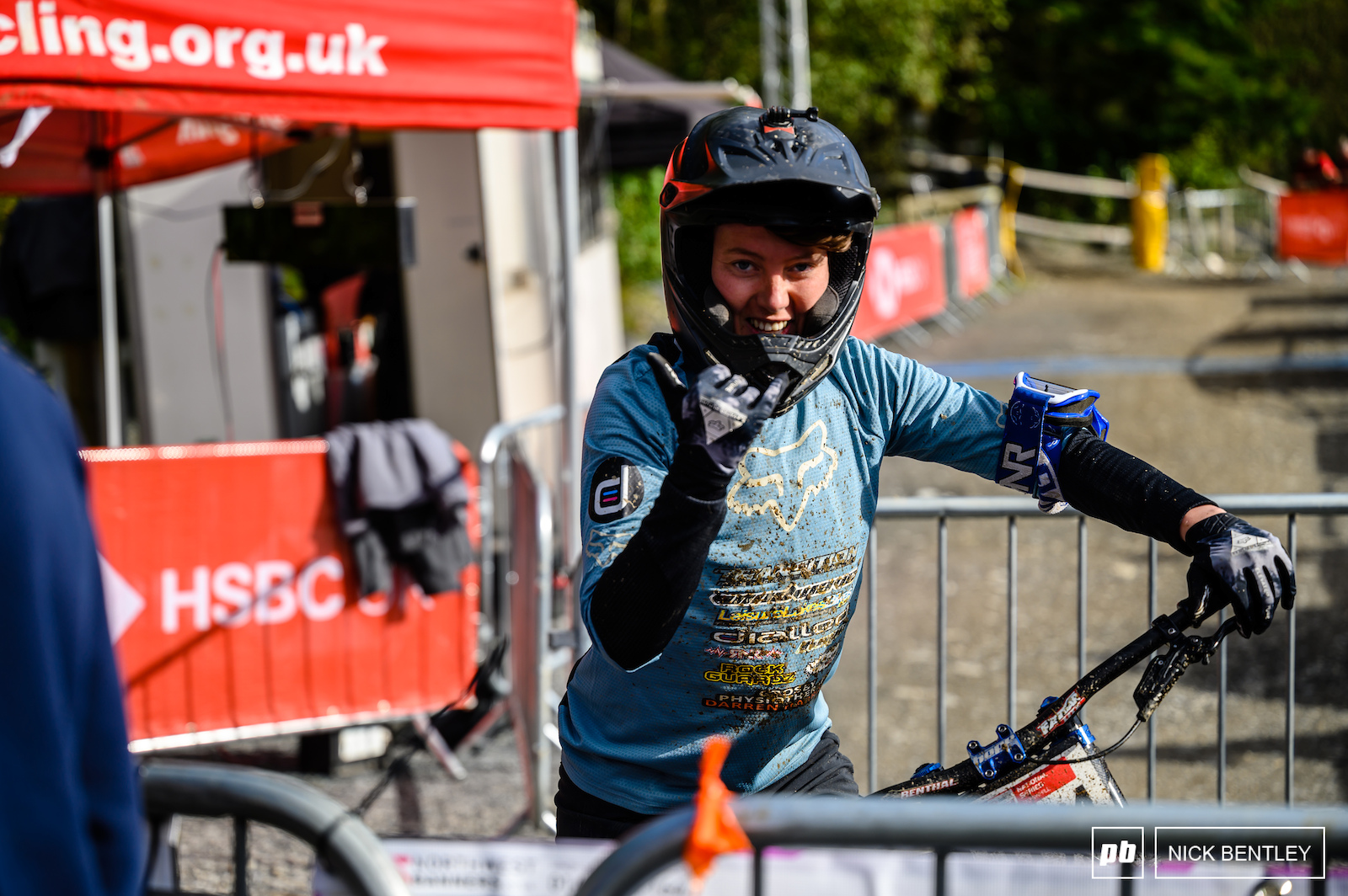Stacey Fisher was stoked with her race run