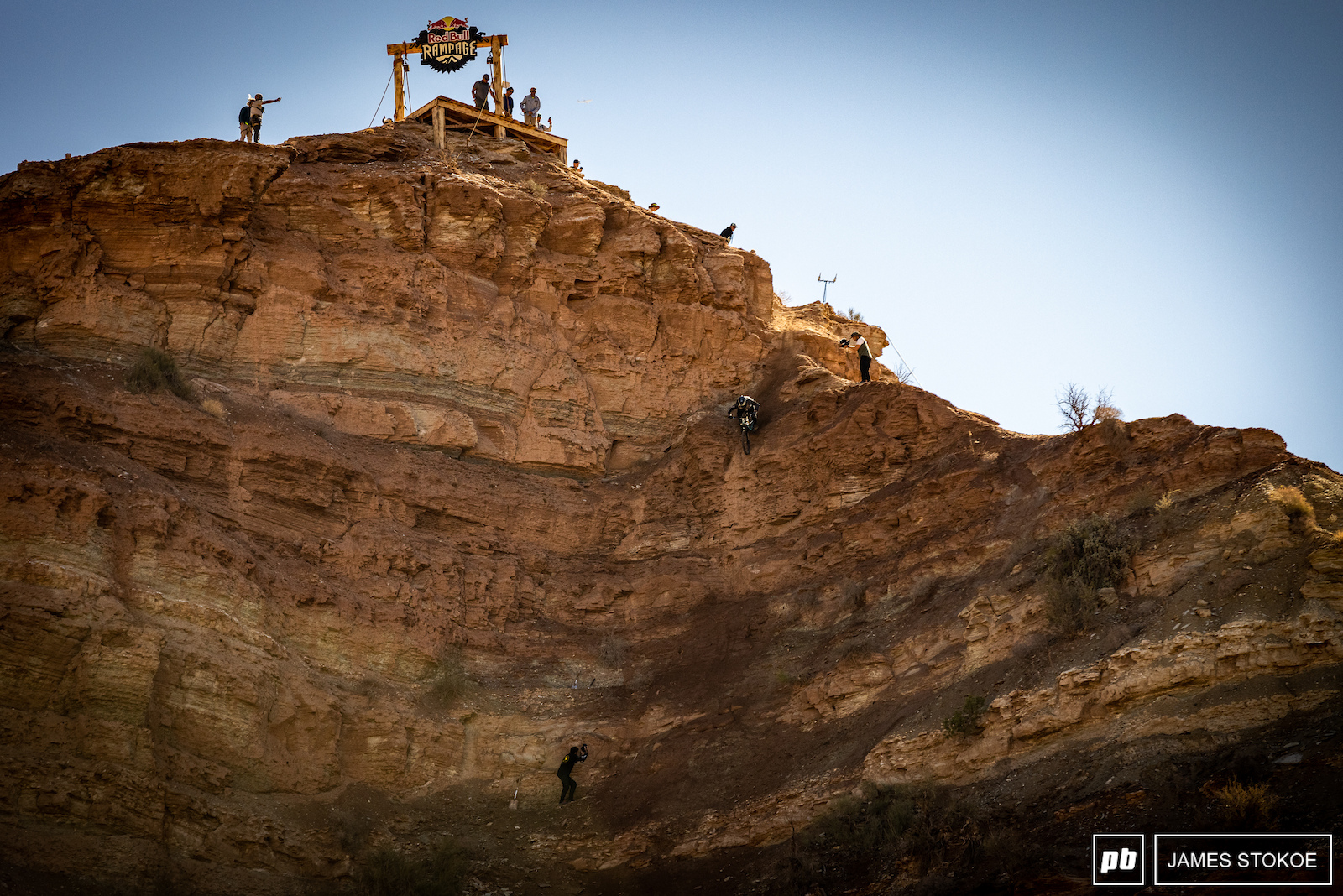 The living legend Kyle Strait hits his chute and truly makes it look easy - there s nothing easy about anything out on site.