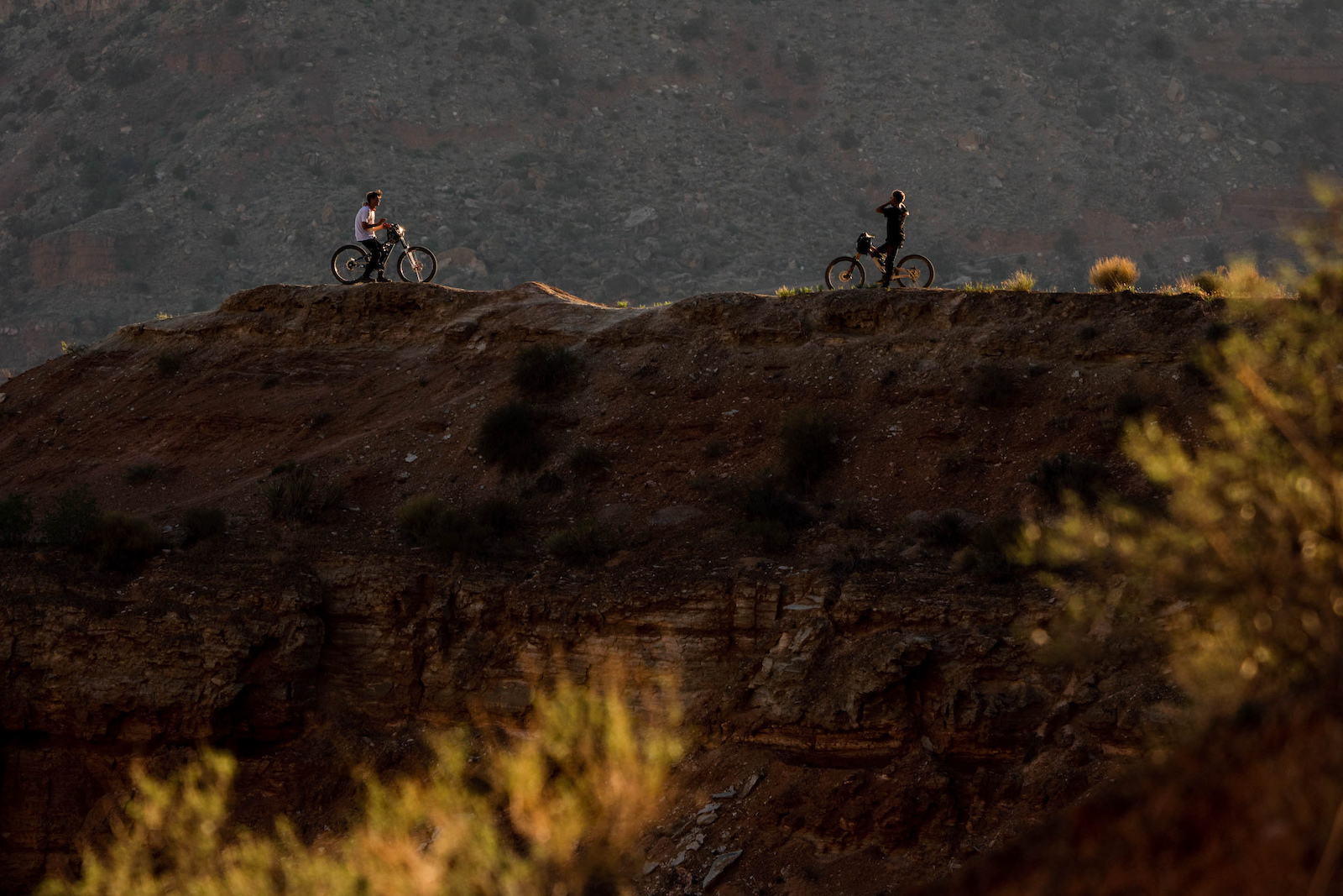 Reed Boggs in Virgin Utah during the filming of Riding Off Cliffs Josh Conroy