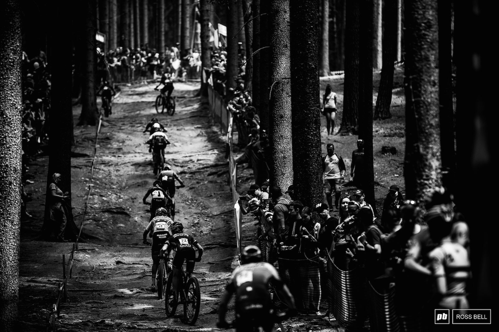 The classic climb of Nove Mesto was lined with fans once again.