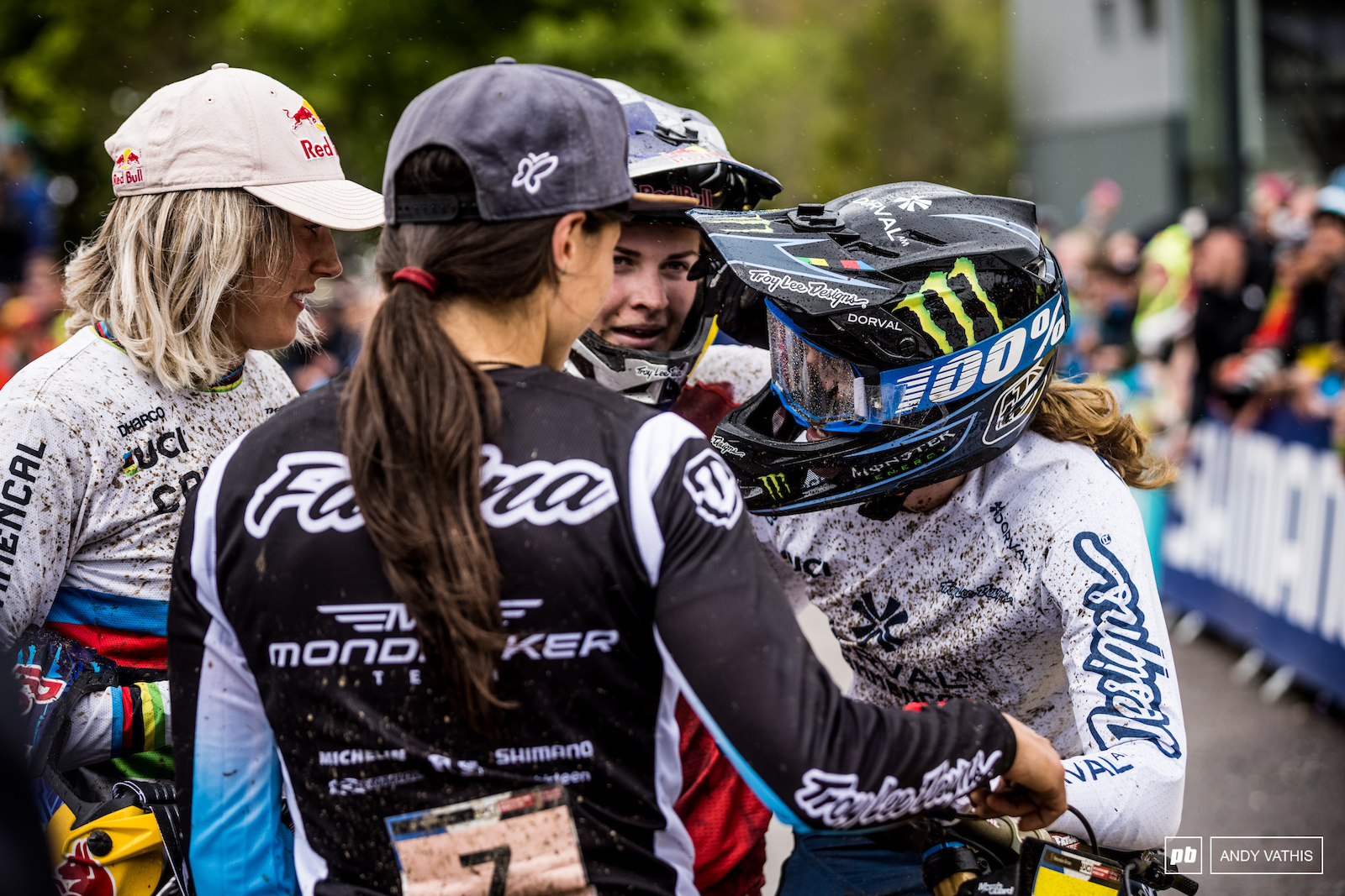 Sportsmanship always prevails at the end of the day. The women take turns checking in on Balanche.
