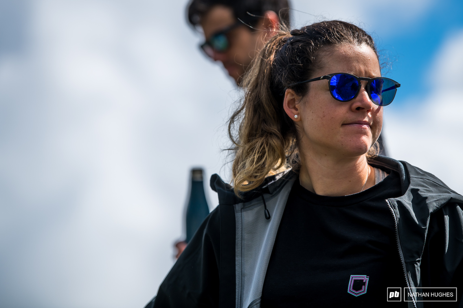 The woman to beat out here in Austria, Camile Ballanche is looking for the three-peat this year.