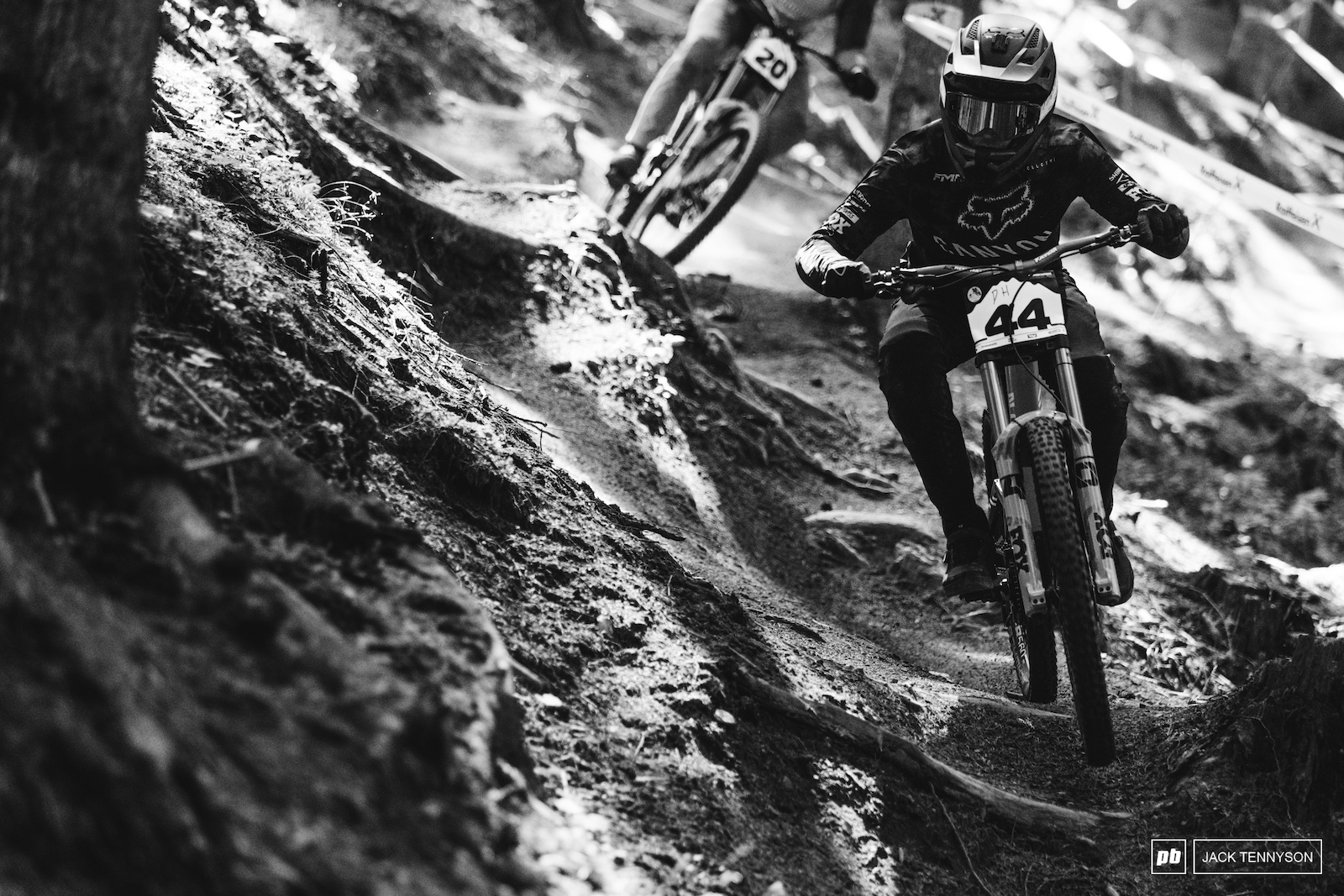After standing on the podium in whip off Kaos was back to his roots racing downhill.