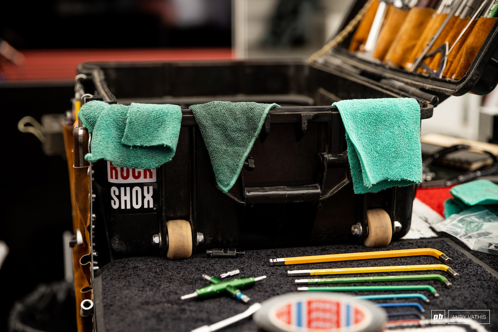 Skateboard wheels are proven to be a superior upgrade on any tool case.