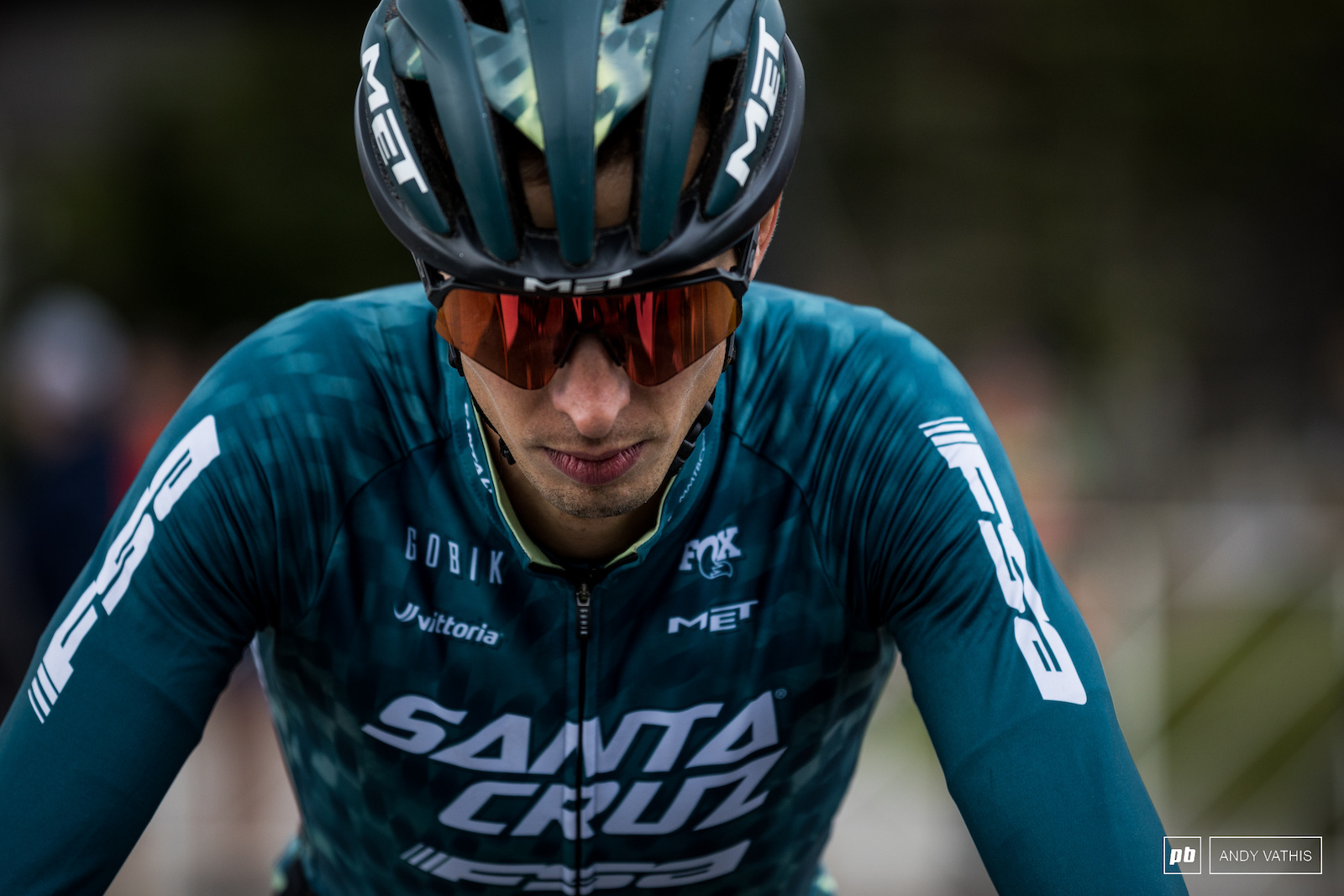 Coming off two back to back XCO wins Luca Braidot takes to the line here in Snowshoe.