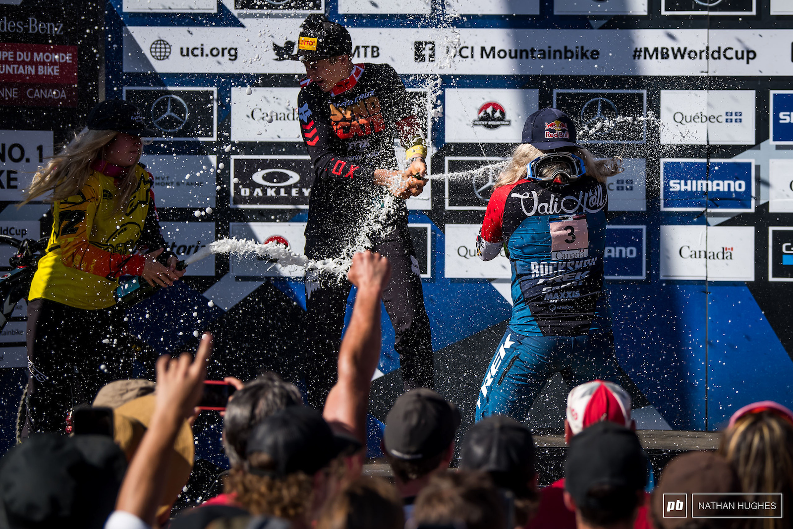 Champagne showers in Quebec.