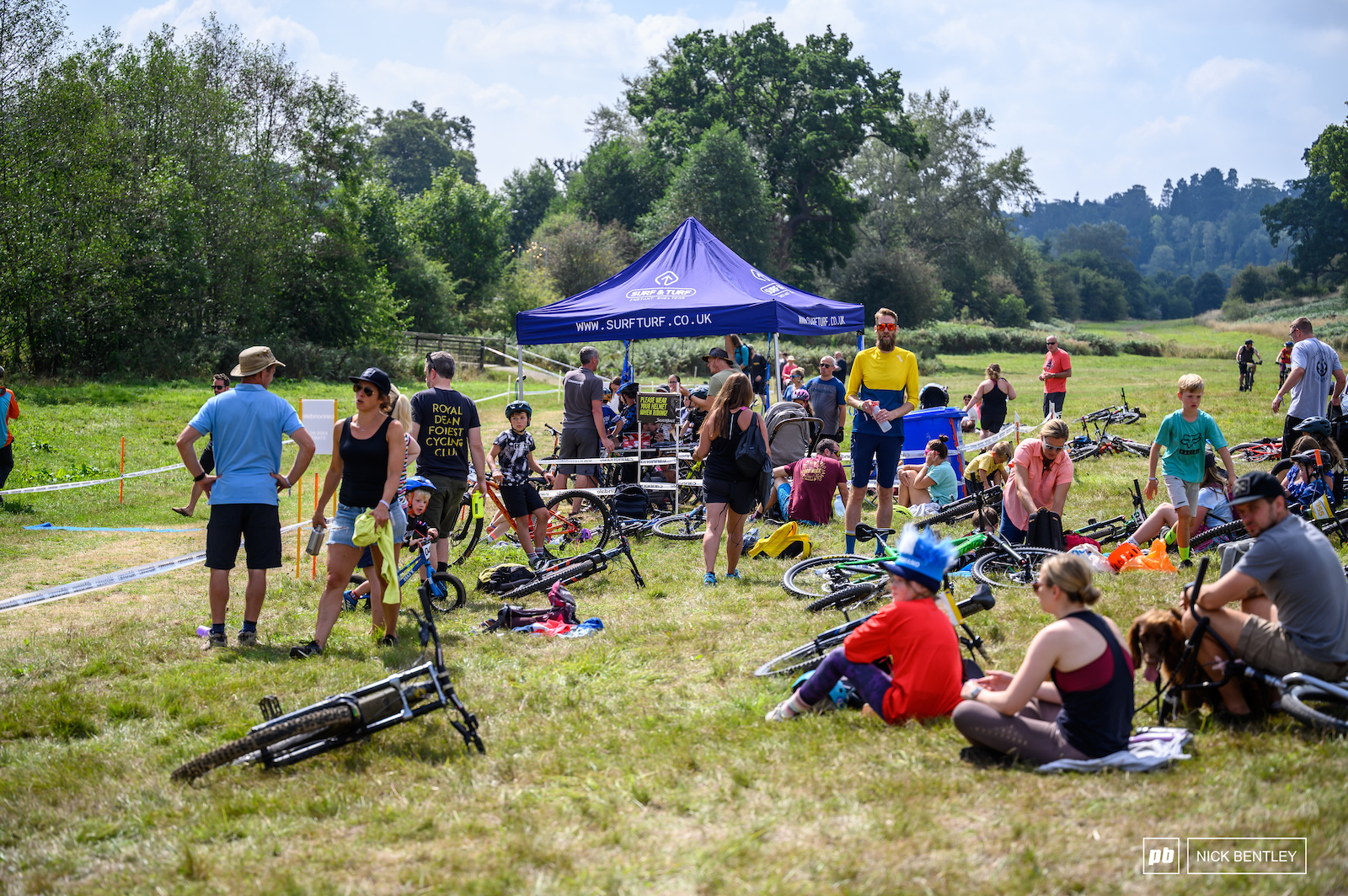 There was a great turn out of family and friends around to support the riders