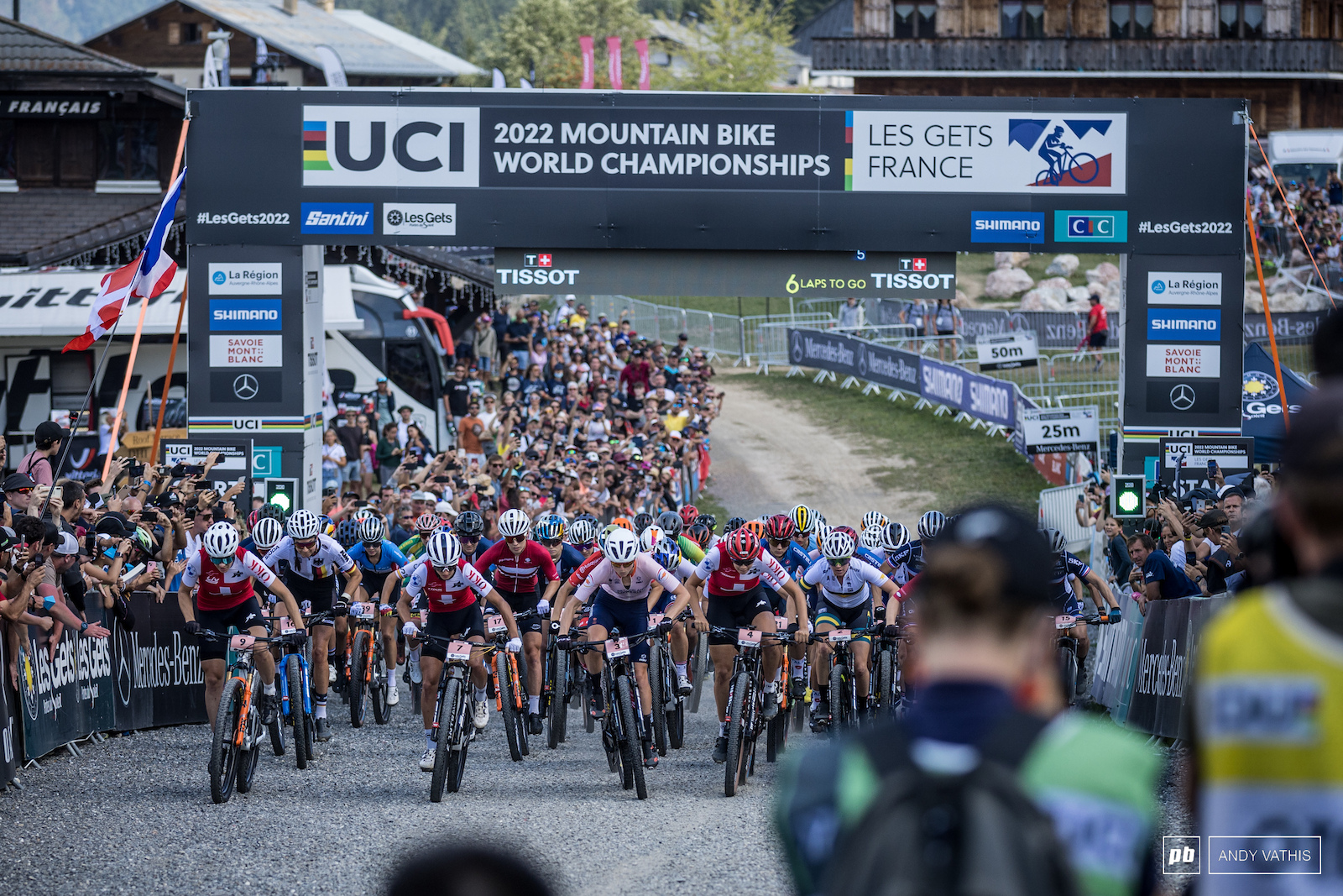 The women are off in Les Gets.