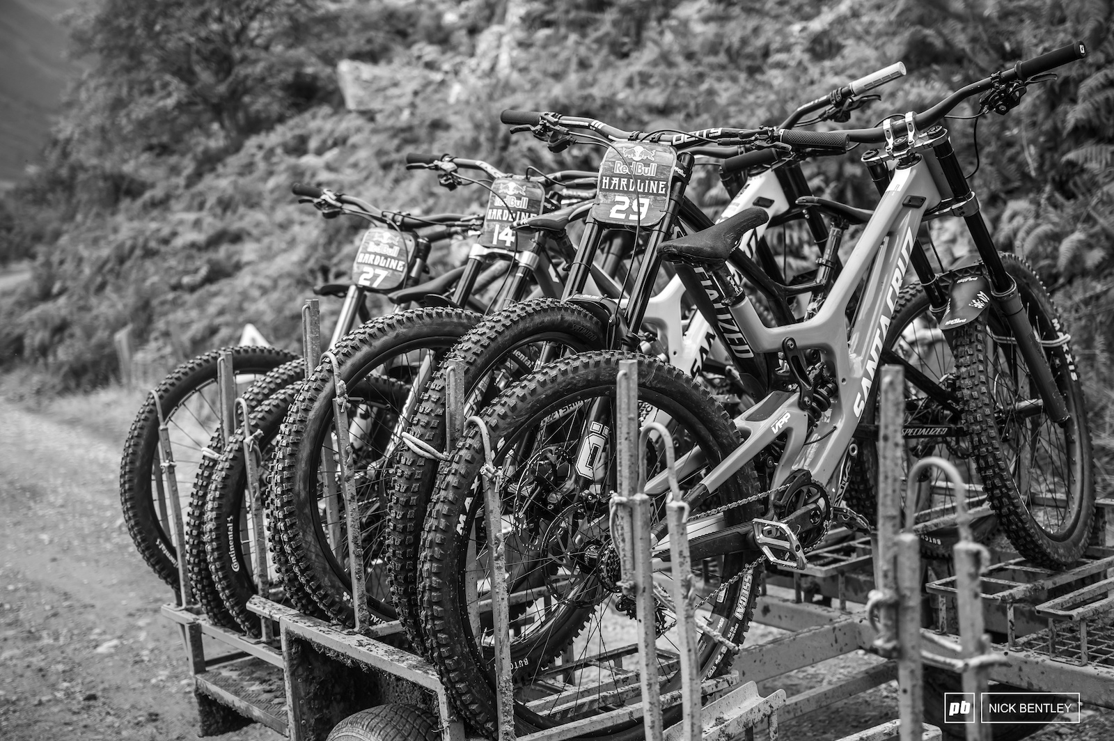Bikes heading up for one last training session