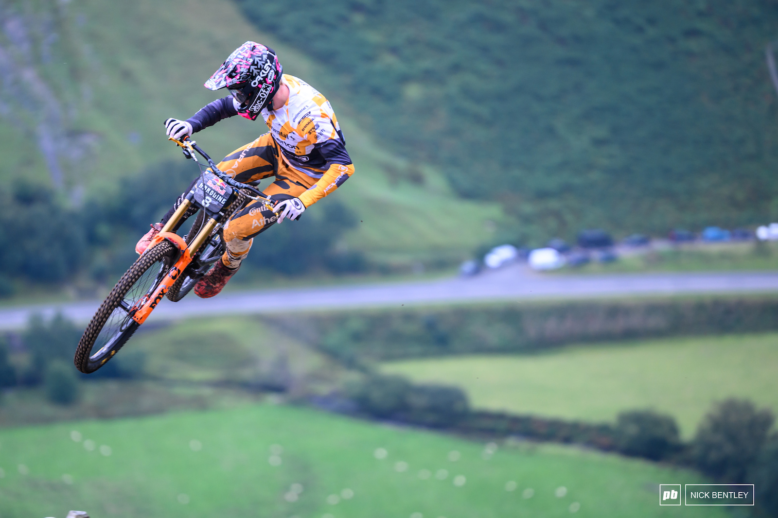 Jim Monro has an unnatural ability to send huge whips off narrow metal slopes
