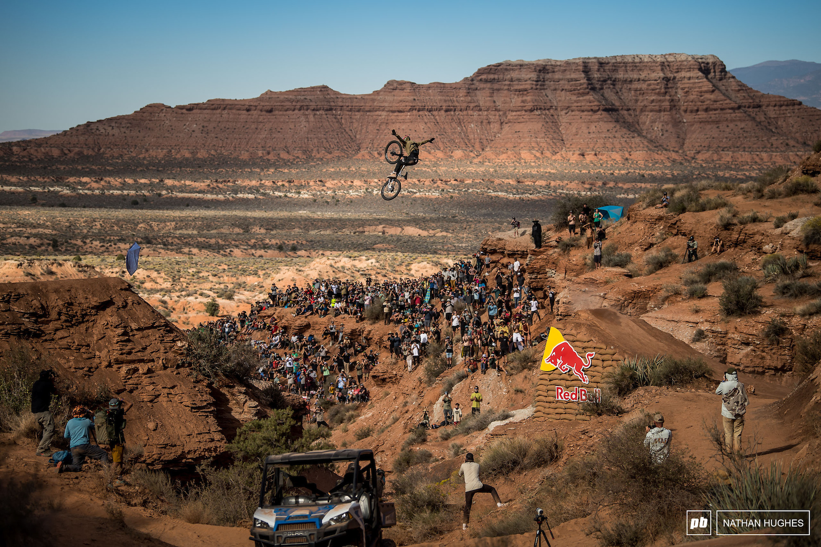 Rampage newcomer Dylan Stark with the biggest tuck-no-hander of the event by some margin.