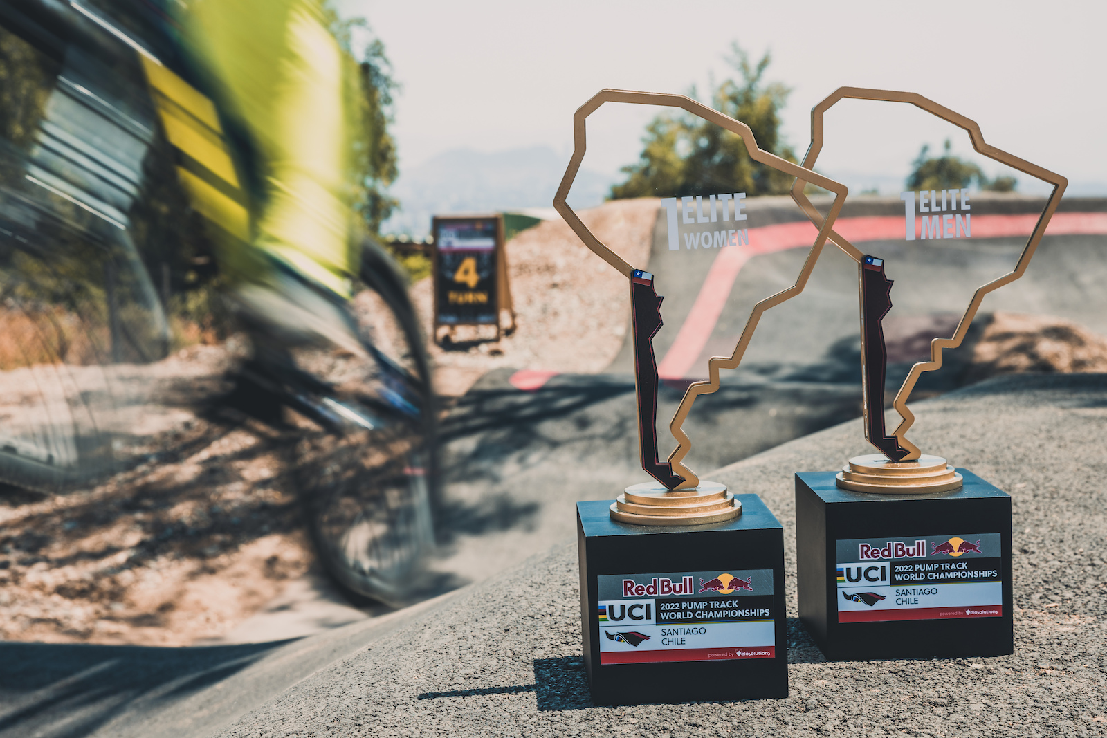 The practice was underway and two single-minded racers would be presented with these trophies in just a few hours time.