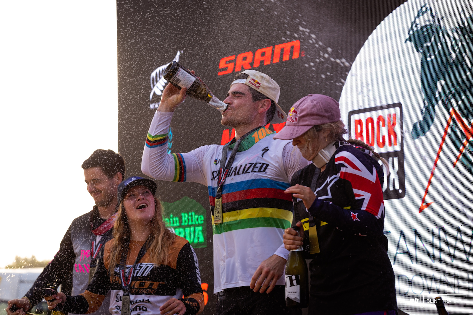 Podium 1st Loic Bruni Jess Blewitt 2nd Oliver Zwar Jenna Hastings 3rd Neko Mulally Shania Rawson