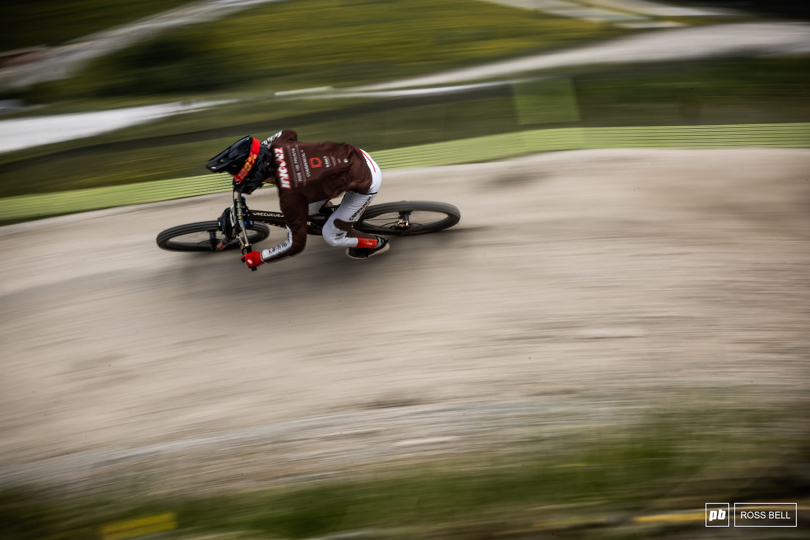 Matteo Iniguez ripping through the flat-out turns up top.