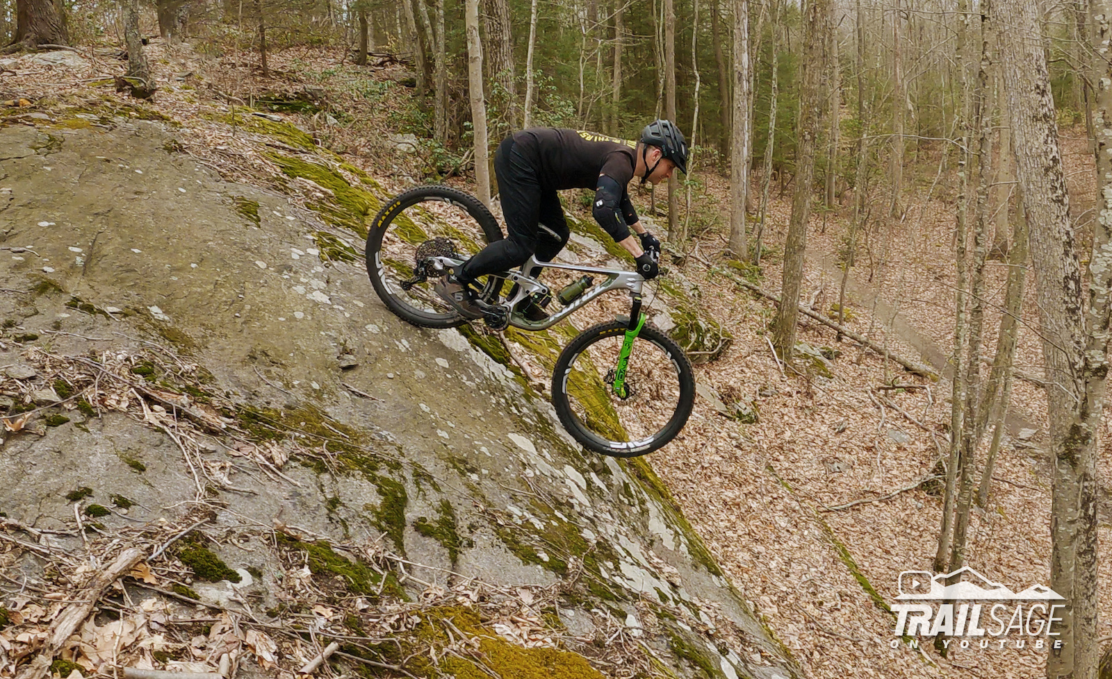 One of many slabs coming off the trail