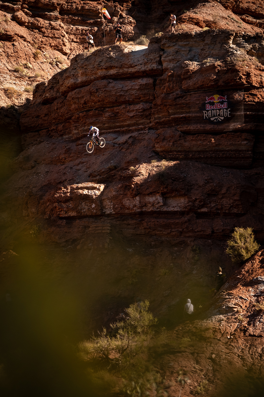 Gee Atherton's massive drop attempt at Rampage 2023. Photo: Izzy Lidsky.