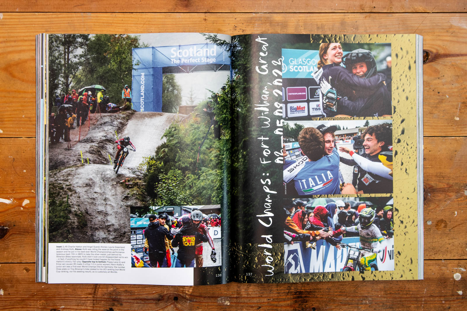 Hurly Burly is the complete 2023 downhill World Cup and World Championships yearbook by Misspent Summers.