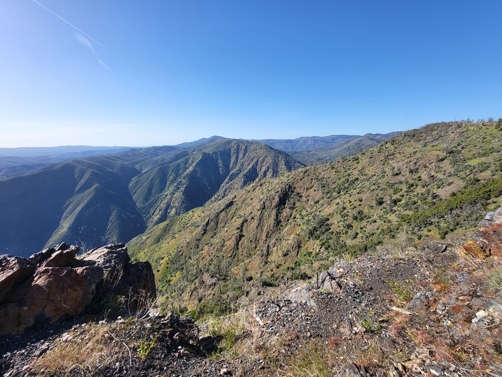 View west from Trumbull Peak Lookout