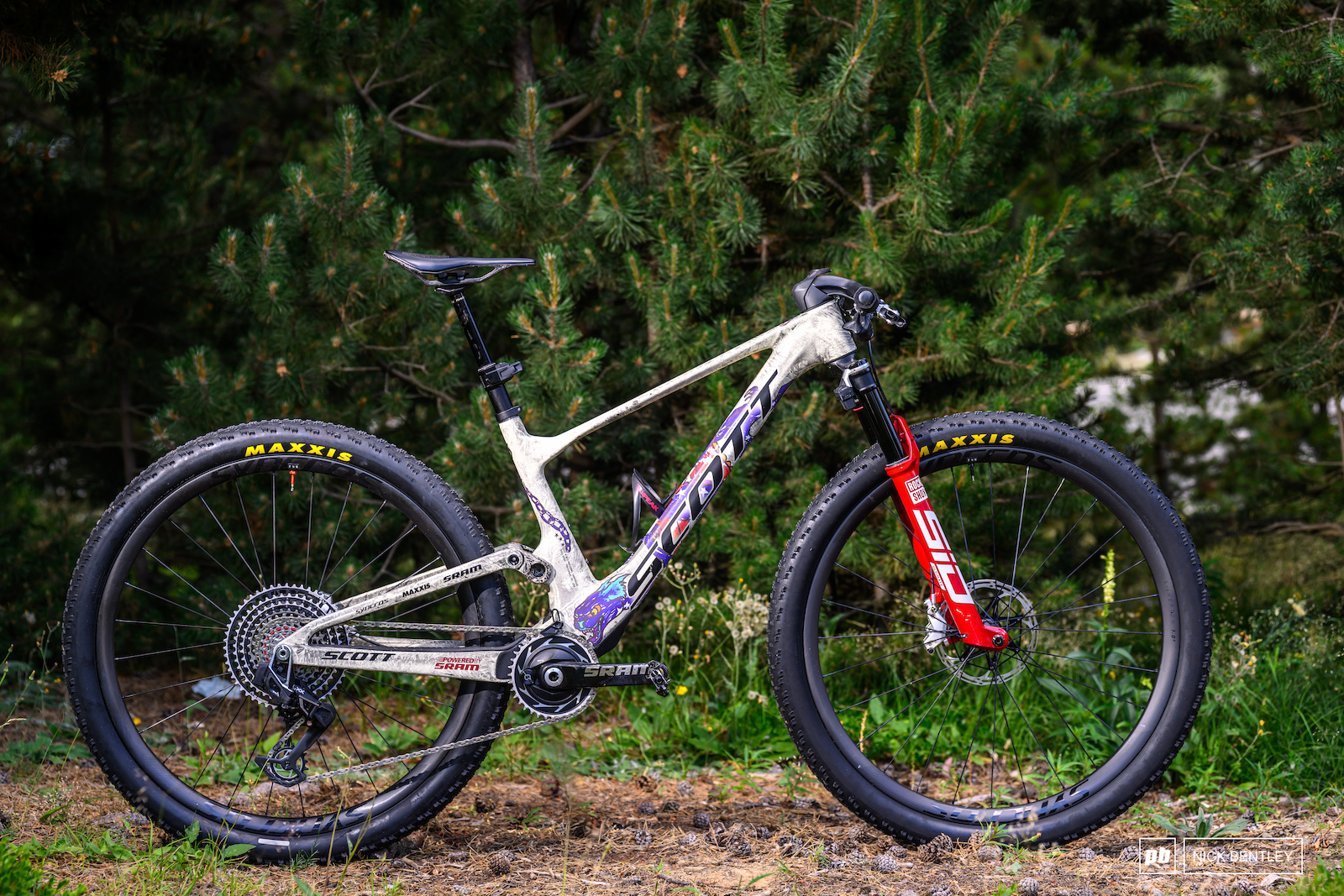 Bike Check: Bjorn Riley's Custom Painted Scott Spark - Pinkbike