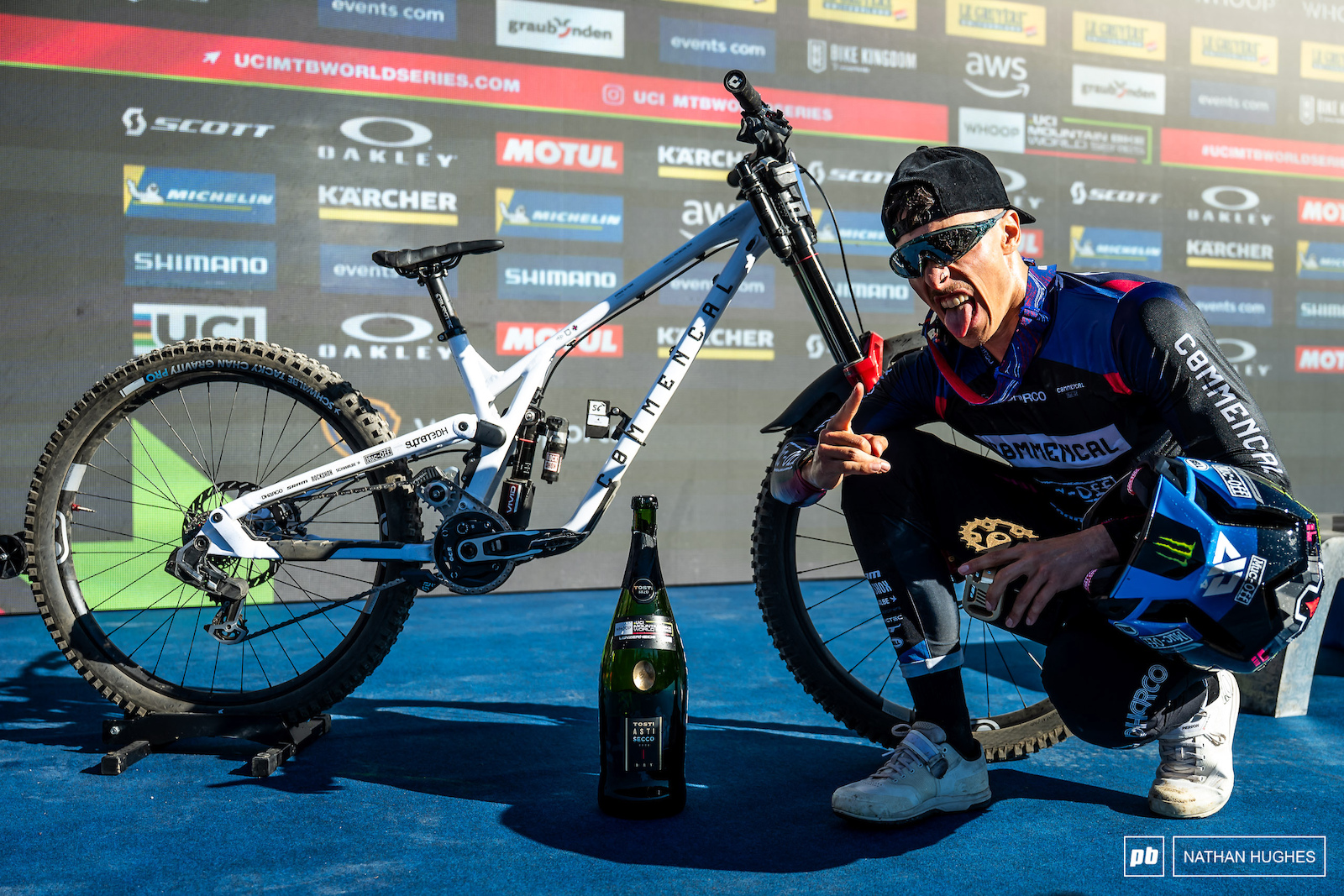 Pierron right back to it like he never left.