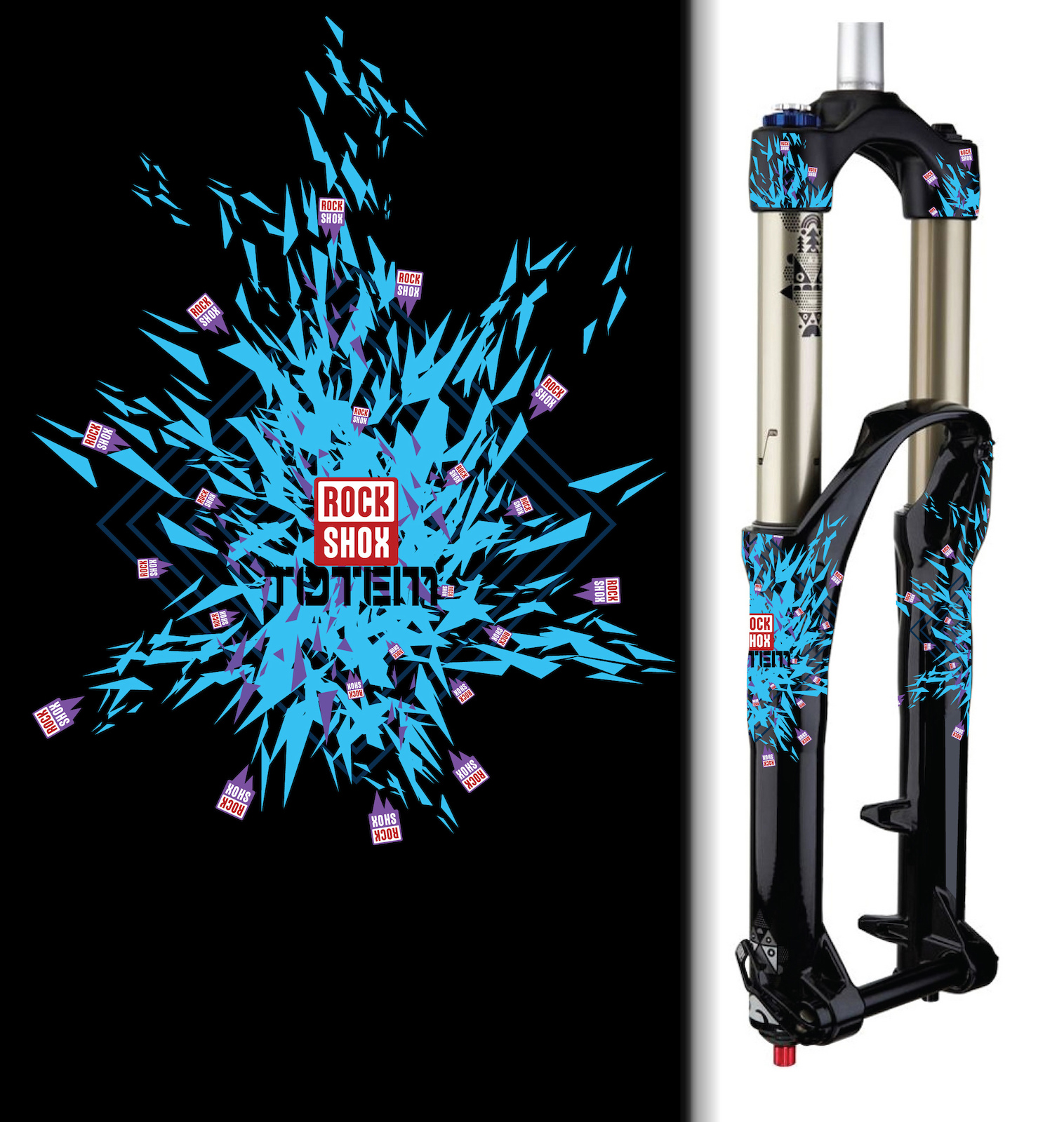 My designs for the RockShox Design it Yourself Contest. Please fave :)