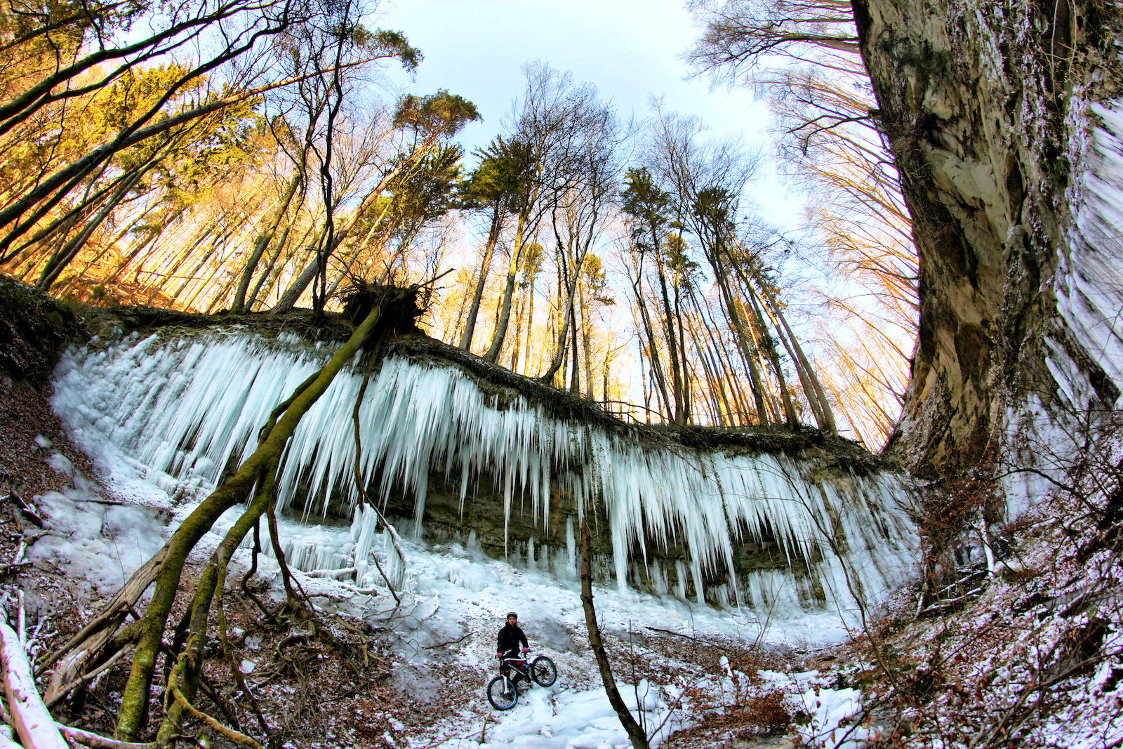 Impressive Icicles near one of my favourites Trails!