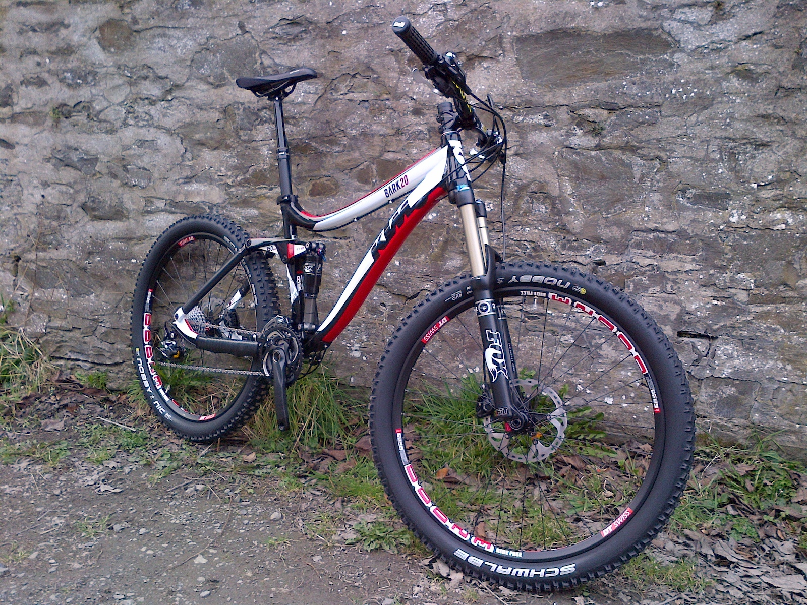 Newly built KTM Bark 20 for Innerleithen Gravity Enduro. Thanks to Col Williams @ Fli distribution.