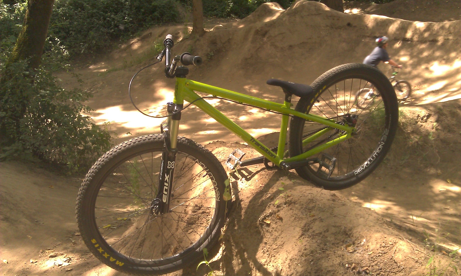 my bike at bryants park dirt jumps