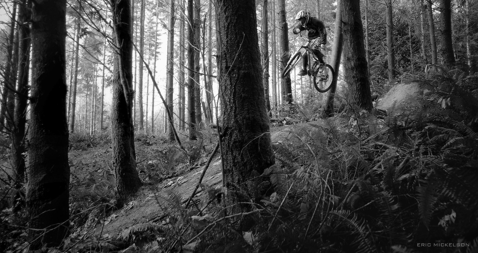 Sending the last step down on Atomic Dog at Galbraith Mountain.