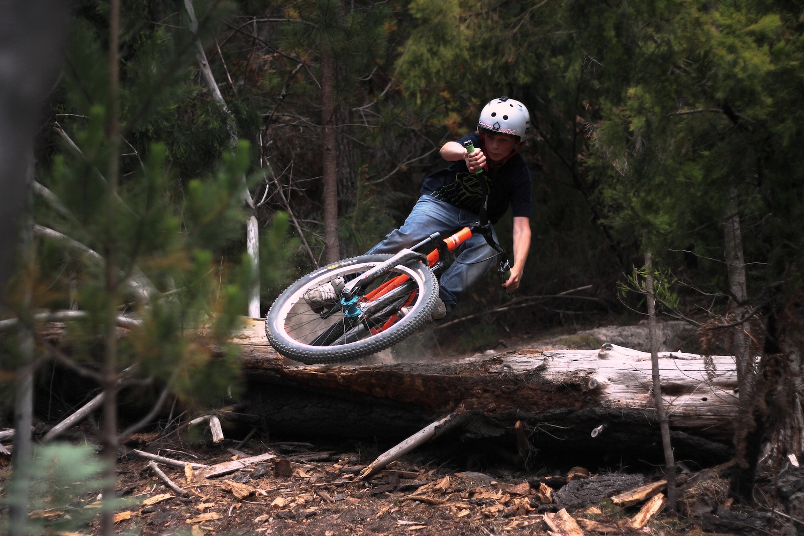 Do you even scrub? Adam thought he would have a go on a dirt jumper, need we say more?