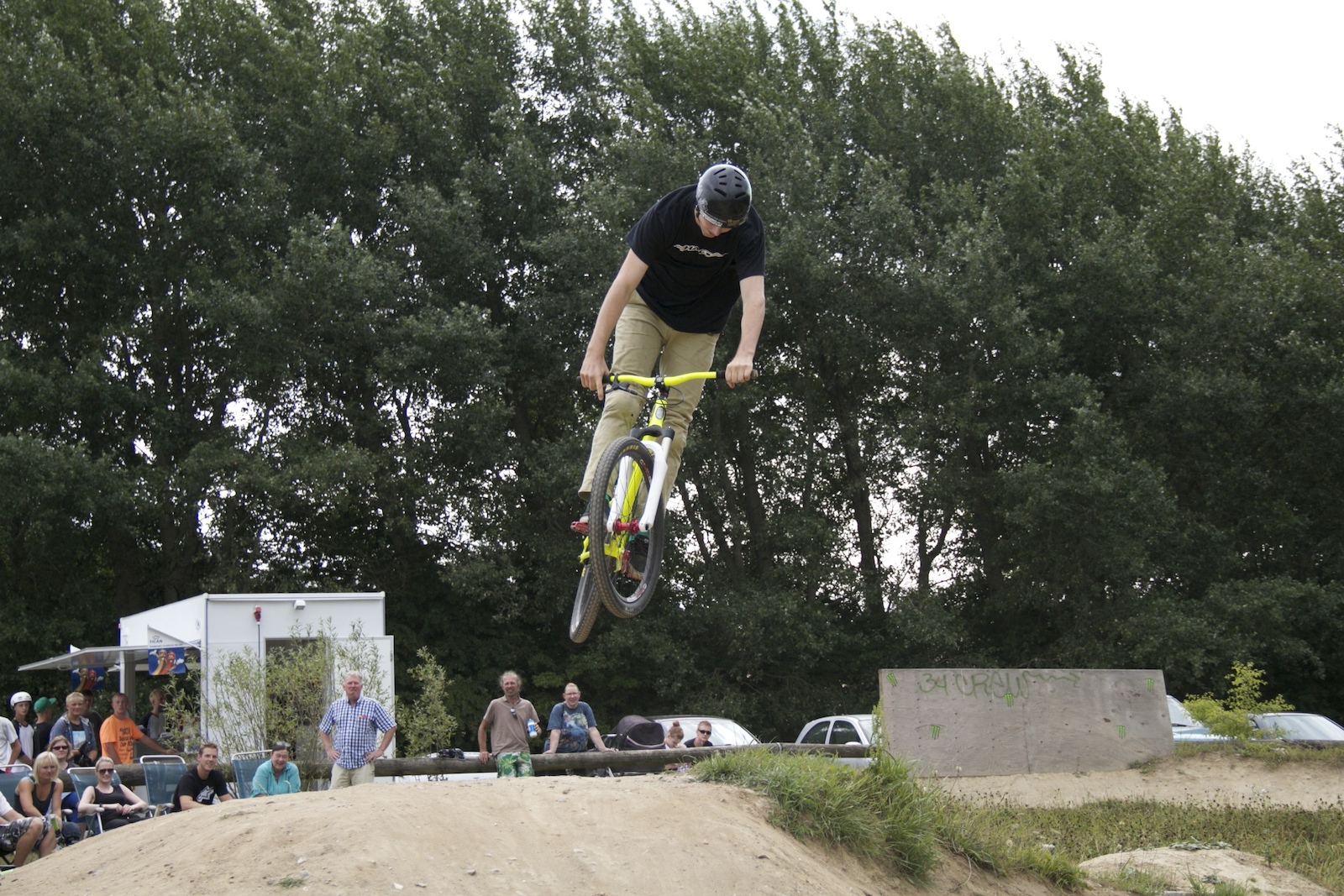 bad shot from the pump track race