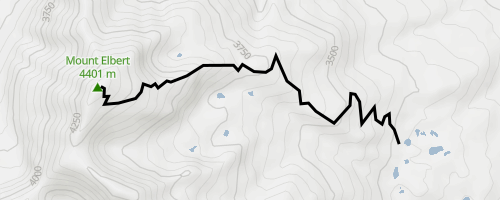 South Mount Elbert Hiking Trail Leadville Colorado