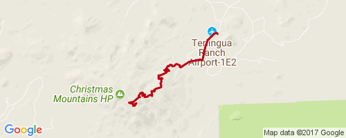 Christmas Mountain Trail Map Christmas Mountain Mountain Biking Trail - Terlingua, Tx