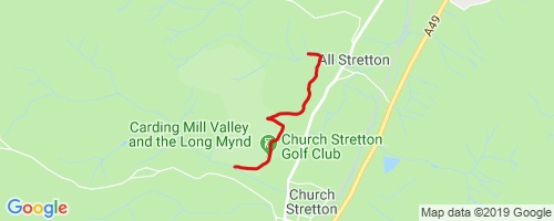 carding mill valley map Carding Mill To Batch Valley Mountain Biking Trail Shrewsbury carding mill valley map