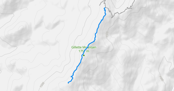Gillette Ridge Trail - Lower Mountain Biking Trail - Colville