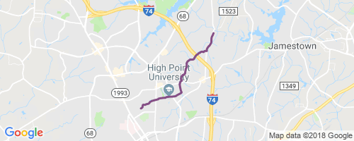 Bicentennial Greenway (North College) Mountain Biking Trail - High