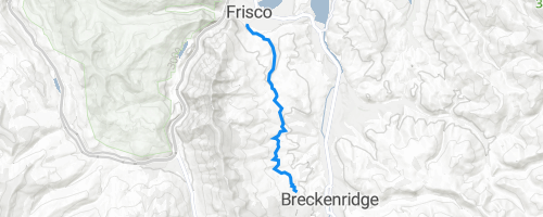 download gpx file bike route breckenridge