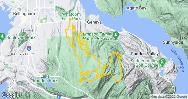 Galbraith Mountain Biking Route Trailforks