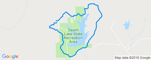 Deam Lake Trail Map Deam Lake Loop Mountain Biking Trail - Borden, Indiana