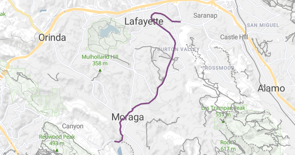 Lafayette Moraga Multi Trail Oakland Ca Trailforks 