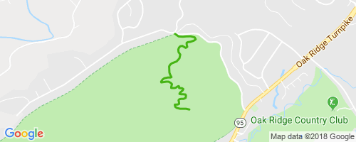 Sinkhole Mountain Biking Trail Oak Ridge Tennessee