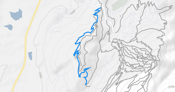 Edt Distance Map Lone Eagle Mountain Biking Trail - Granby, Colorado