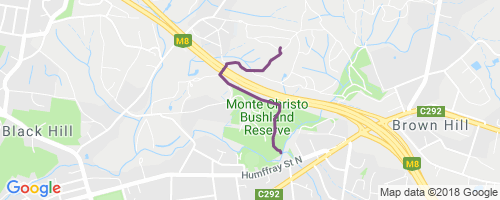 Ballarat Bike Trail Map Nerrina - Yarrowee Link Mountain Biking Trail - Ballarat