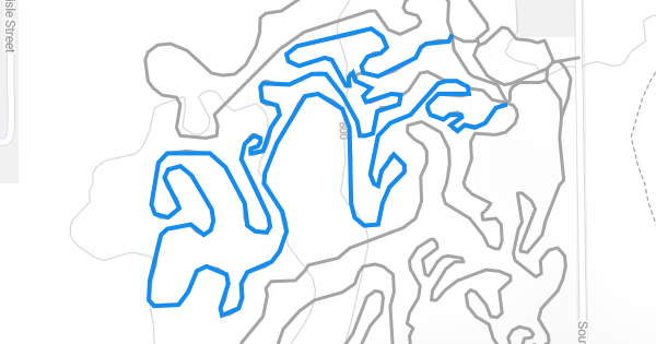 Edt Distance Map Rum - The Zoo Multi Trail - South Bend, Indiana